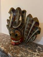 Sculpture de masque rituel cinghalais (Sri Lanka) – Naga /, Antiek en Kunst
