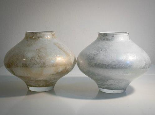 Vaas (2) - Muranoglas - *laatstestukvanbeperkteeditie, Antiek en Kunst, Curiosa en Brocante
