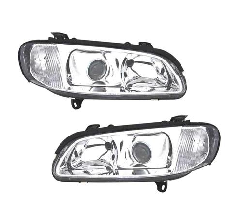 PHARES POUR OPEL OMEGA 94-99 FOND CHROMÉ, Auto-onderdelen, Verlichting, Verzenden