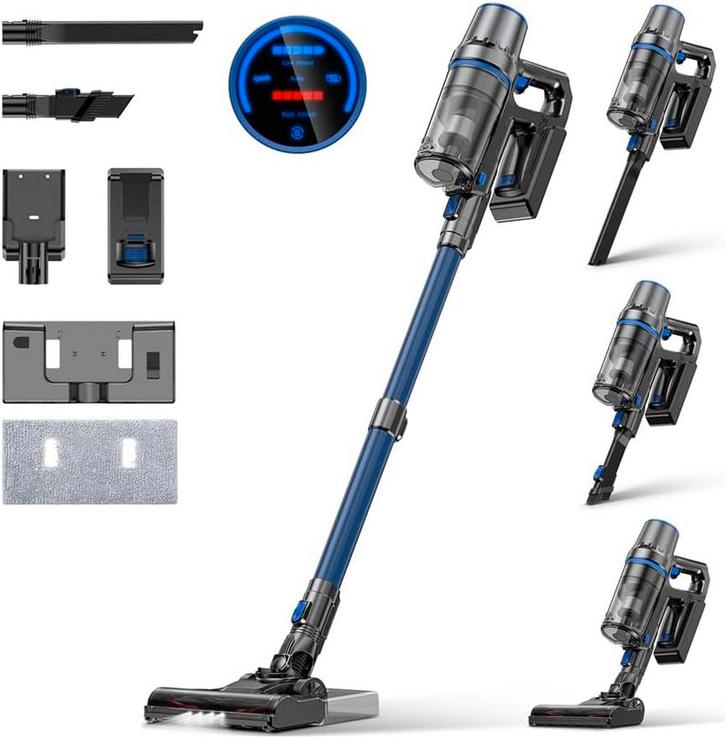 Steelstofzuiger - Draadloos - Stofzuiger Zonder zak - 35KPa, Elektronische apparatuur, Stofzuigers, Nieuw, Verzenden