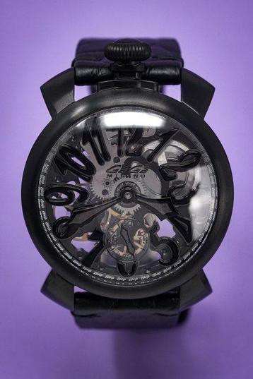 GaGà Milano - Skeleton 48MM - 5312SK01B0AVBM0 - Unisex -, Handtassen en Accessoires, Nieuw