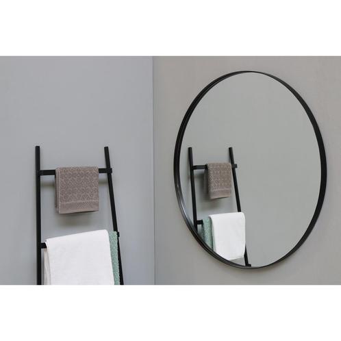INK SP15 Spiegel Rond Mat Zwart Aluminium Kader 120 x 3,5 cm, Doe-het-zelf en Bouw, Sanitair, Bad, Nieuw, Ophalen of Verzenden