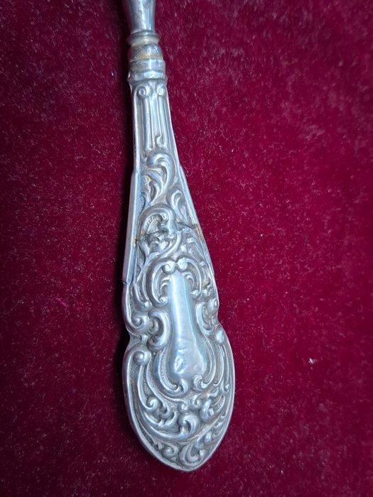 Lepel - Zilver - Zilveren Schoenlepel, Antiek en Kunst, Antiek | Zilver en Goud