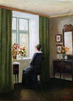 A. Della Valle (XX), da Carl Vilhelm - Dama alla finestra