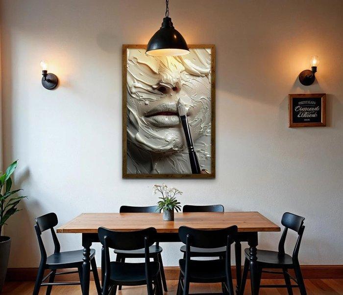 I_KONIQ - Ethereal fluid woman 3, Antiquités & Art, Art | Objets design