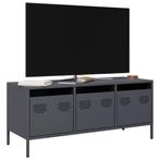 vidaXL Meuble TV anthracite 101,5x39x43,5 cm acier, Verzenden, Neuf