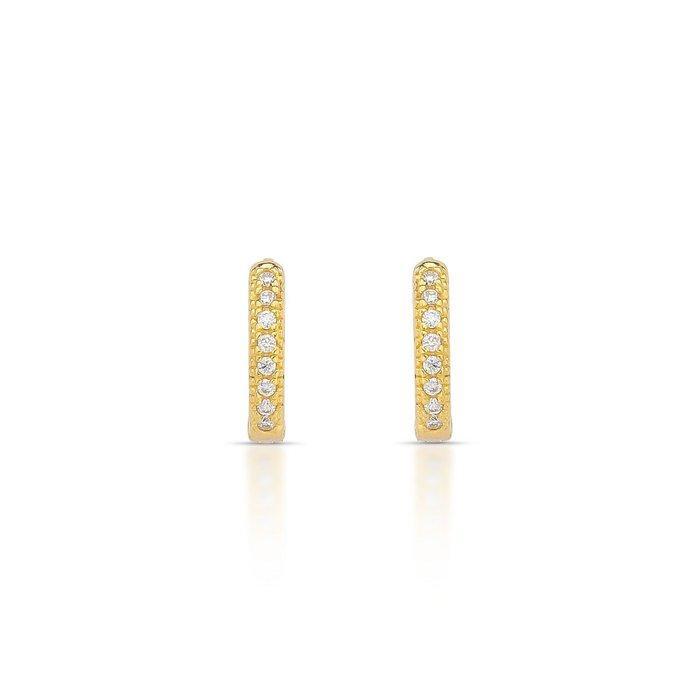 Zonder Minimumprijs - Oorbellen - 14 karaat Geel goud -, Handtassen en Accessoires, Oorbellen
