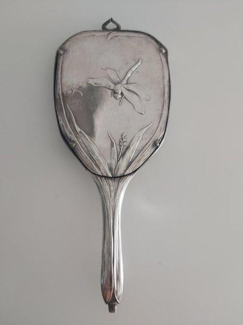 Handspiegel - Tin, Antiek en Kunst, Kunst | Designobjecten
