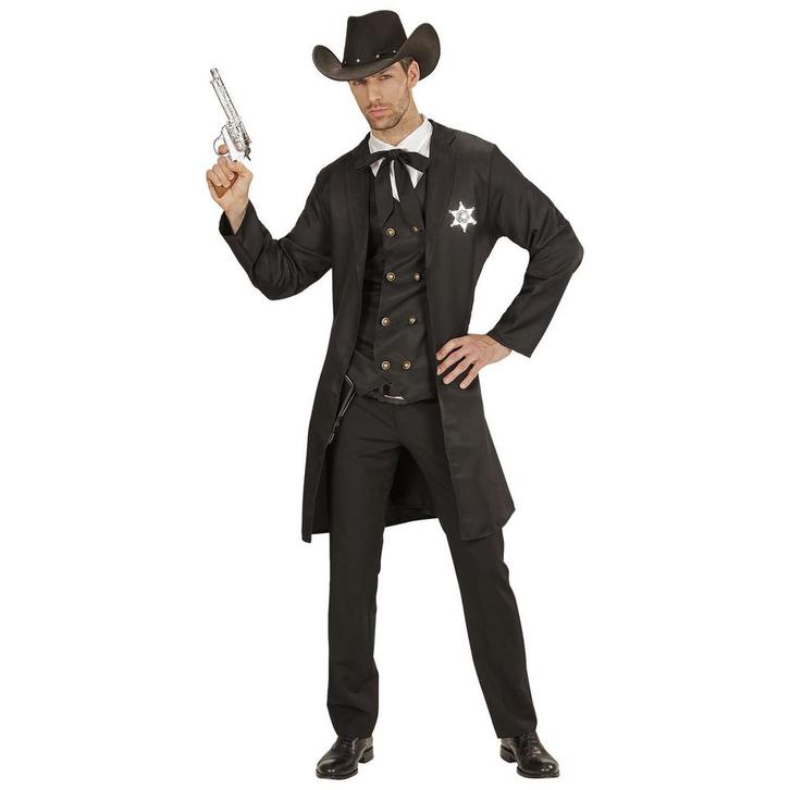 Cowboy Kostuum Heren Sheriff, Kleding | Heren, Carnavalskleding en Feestkleding, Nieuw, Verzenden