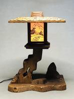 Baked cedar lantern  32.5cm Kii Kouyasan   -, Antiek en Kunst
