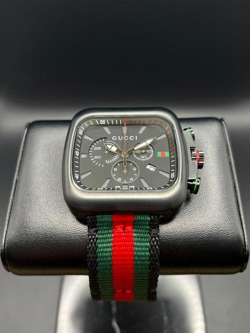 Gucci - Coupe - Sans Prix de Réserve - YA131202 - Homme -, Handtassen en Accessoires, Horloges | Heren