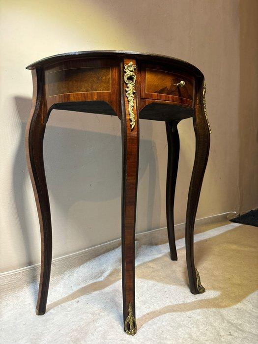 Bijzettafel - Bijzettafel met Brons Beslag en Gebogen Poten, Antiek en Kunst, Curiosa en Brocante