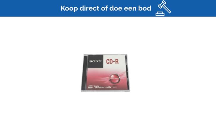 Bieden: Sony CD-R 700MB 48x Blank Disc for Data, Watersport en Boten, Navigatiemiddelen en Scheepselektronica, Ophalen of Verzenden