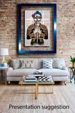 Margot Laffon - The Sword of Love - Original painting, Antiek en Kunst