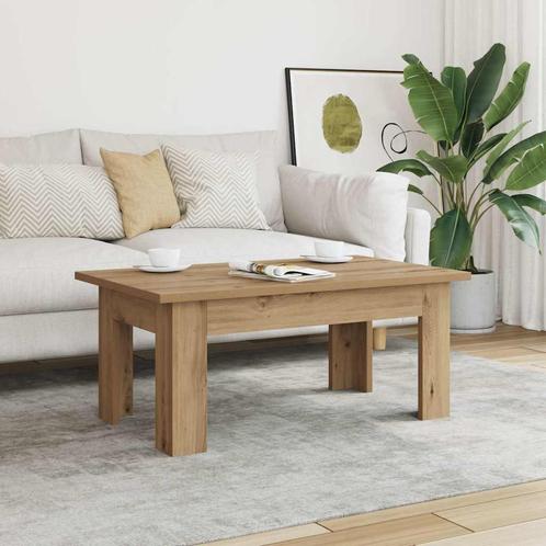 vidaXL Salontafel 100x60x42 cm bewerkt hout artisanaal, Maison & Meubles, Tables | Tables de salon, Envoi
