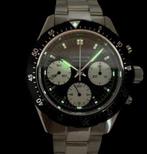 Landeron Pilote Panda Tricompax - Heren - 2020+, Handtassen en Accessoires, Horloges | Heren, Nieuw