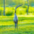 sculptuur, Purper reiger - 700 mm - Metaal, Antiek en Kunst