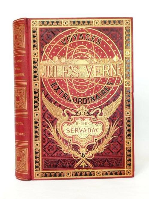 Jules Verne - Hector Servadac [superbe cartonnage à la, Antiek en Kunst, Antiek | Boeken en Manuscripten