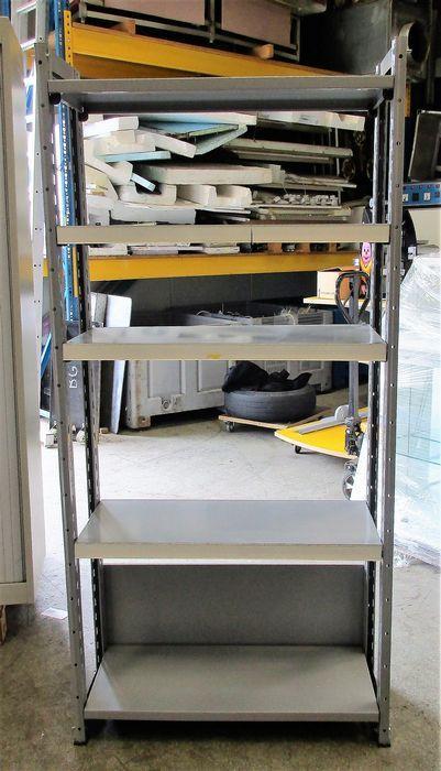 Rek, Metalenrek, B90 x D36 x H190 cm, Zakelijke goederen, Kantoor en Winkelinrichting | Kantoorartikelen