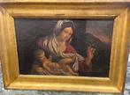 Italiaanse school (XVIII) - Madonna con Bambino, Antiek en Kunst