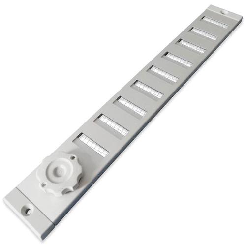Aluminium afsluitbaar schuifrooster opbouw 300 x 40mm, Doe-het-zelf en Bouw, Ventilatie en Afzuiging, Nieuw, Verzenden