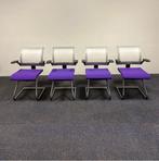 complete set van 4 x Ahrend 240 vergaderstoel met kunststof, Huis en Inrichting, Stoelen, Gebruikt, Zwart