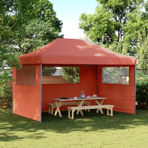 vidaXL Partytent inklapbaar pop-up met 3 zijwanden, Tuin en Terras, Partytenten, Nieuw, Verzenden