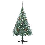 vidaXL Kunstkerstboom met verlichting ballen sneeuw, Diversen, Kerst, Verzenden, Nieuw