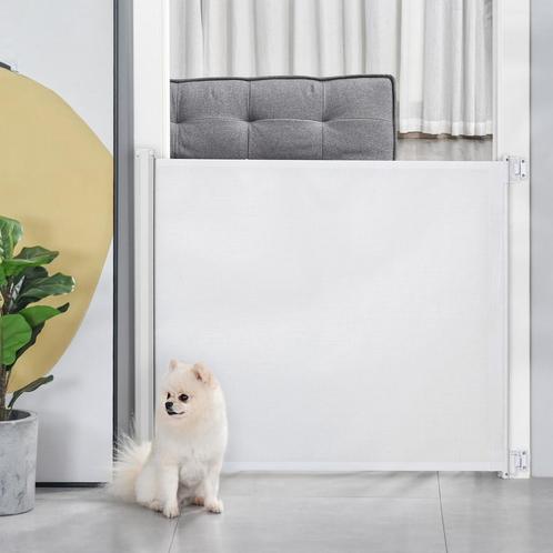 Trappenhekje - SafetyFirst - Uitbreidbaar - PVC – Wit, Dieren en Toebehoren, Honden-accessoires, Nieuw, Ophalen of Verzenden