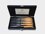 Laguiole - 6x Luxury Steak Knives - Olive Wood - style de -, Antiek en Kunst