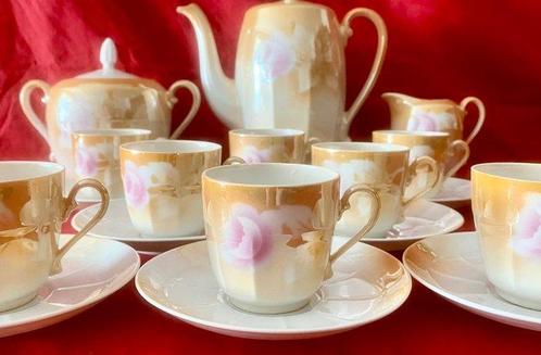 Victoria China Czechoslovakia - Service à café pour 8, Antiek en Kunst, Antiek | Meubels | Tafels