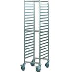 Regaalwagen | RVS | 40 Etages (1/1 GN) | Wielen (Geremd) |, Zakelijke goederen, Horeca | Keukenapparatuur, Verzenden, Nieuw in verpakking