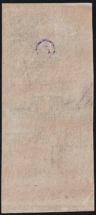 Saint-Marin 1910 - Stemma fond jaune 15 c. ardoise non, Postzegels en Munten, Postzegels | Europa | Italië