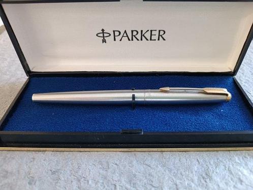 Parker - Pluma Parker Falcon Fligther Luxe de acero. Años 80, Verzamelen, Pennenverzamelingen