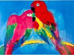 Walasse Ting - Two Parrots (Yvon Riviére Éditeur, Paris)