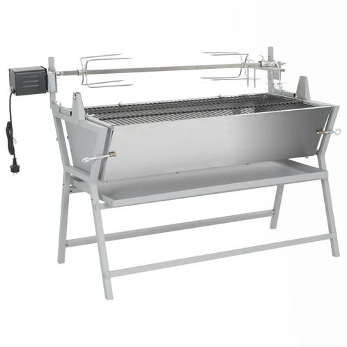 vidaXL Draaispit barbecue ijzer en roestvrij staal, Elektronische apparatuur, Overige elektronische apparatuur, Nieuw, Verzenden