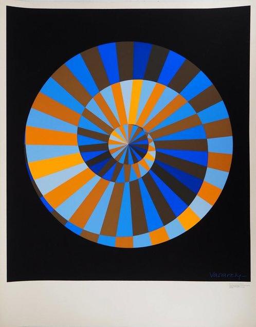 Victor Vasarely (1906-1997) - Composition cinétique, Antiek en Kunst, Antiek | Overige Antiek