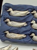 silea - Porte couteau (12) - métal argenté - Lot de 12, Antiquités & Art