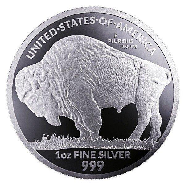 Verenigde Staten. 100 x 2023 1 oz American Silver Buffalo, Timbres & Monnaies, Métaux nobles & Lingots