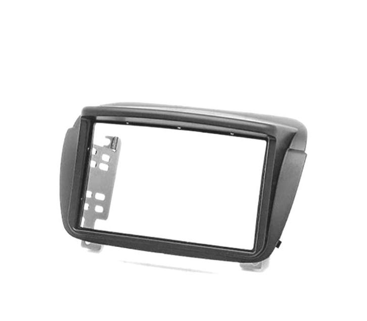 Facade Autoradio 2-Din Noir Pour Fiat Doblo Opel Combo Tour, Auto diversen, Autoradio's, Verzenden