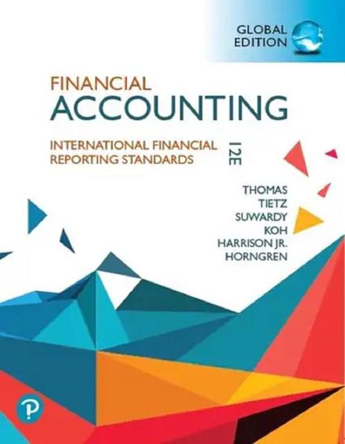 Financial Accounting, Global Edition 9781292412900, Boeken, Kinderboeken | Jeugd | 13 jaar en ouder, Gelezen, Verzenden