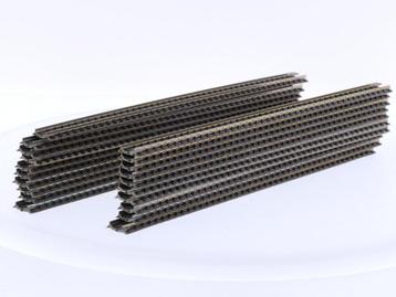 Schaal N Fleischmann 9100 Rechte Rails 222 mm 20 st. #5963 beschikbaar voor biedingen