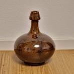 Vase bouteille, Verni marron - Grès - Chine - XIXème - XXème