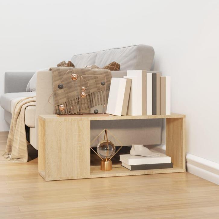 vidaXL Tv-meubel 80x24x32 cm bewerkt hout sonoma, Huis en Inrichting, Kasten | Boekenkasten, Nieuw, Verzenden