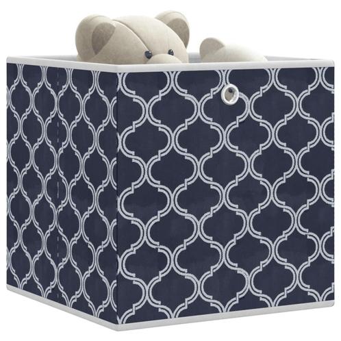 vidaXL Opbergboxen 10 st inklapbaar 32x32x32 cm ongeweven, Doe-het-zelf en Bouw, Kratten en Dozen, Nieuw, Verzenden
