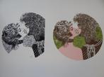 Brugman, Gideon - 2 Silkscreen - Twee kussende vrouwen -, Boeken, Stripverhalen, Nieuw