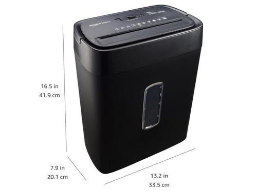 Veiling - Amazon Basics 12-sheet shredder for paper, Zakelijke goederen, Kantoor en Winkelinrichting | Kantoorartikelen