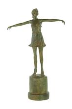 Pierre Chenet Foundry - sculptuur, Sierlijk dansende dame -