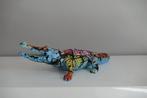 RichART - Crocodile version graffiti (crocodile en résine