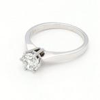 Bague - 14 carats Or blanc Diamant (Naturelle), Handtassen en Accessoires, Ringen, Nieuw
